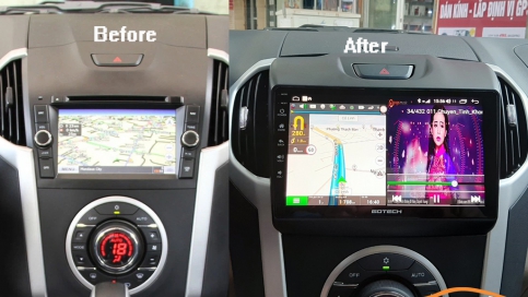 Màn hình DVD Android Isuzu Dmax 2013 - nay | Gotech GT8 
